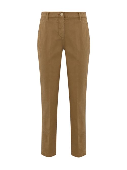 Pantalone Rosa Chino in cotone marrone HAND PICKED | ROSA CO 02718370